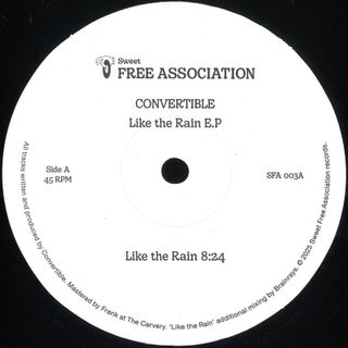 Convertible — LIKE THE RAIN EP vinyl cover