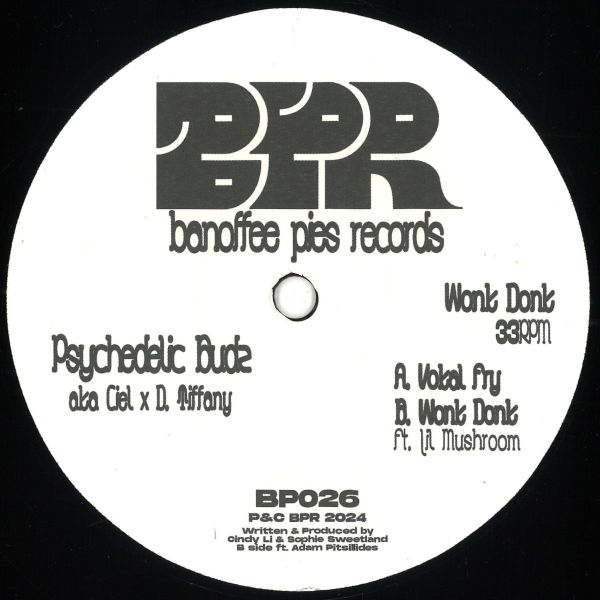 Psychedelic Budz, Ciel X D. Tiffany — Wonk Donk vinyl cover
