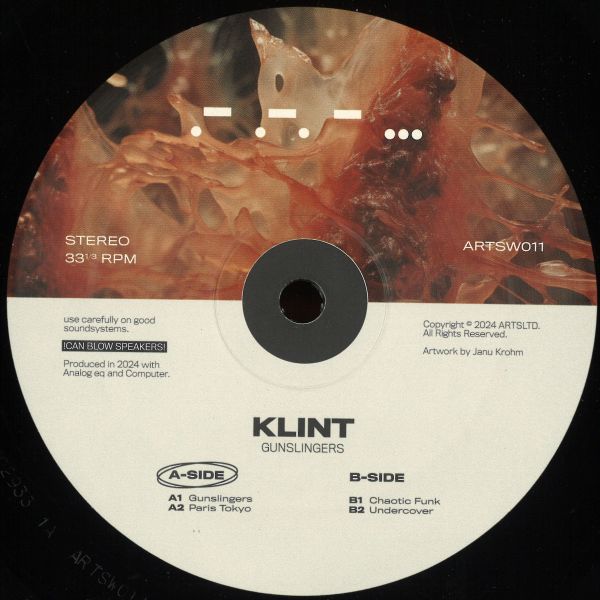 Klint — Gunslingers vinyl cover