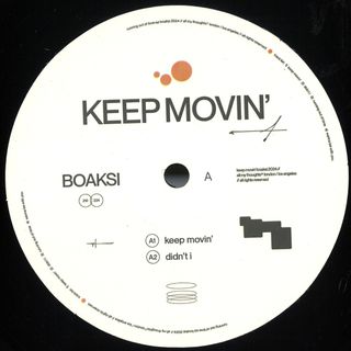 Boaksi — Keep Movin' vinyl cover