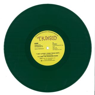 K C, The Sunshine Band — I Get Lifted - Todd Terje Edit vinyl cover