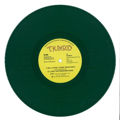 K C, The Sunshine Band — I Get Lifted - Todd Terje Edit vinyl cover