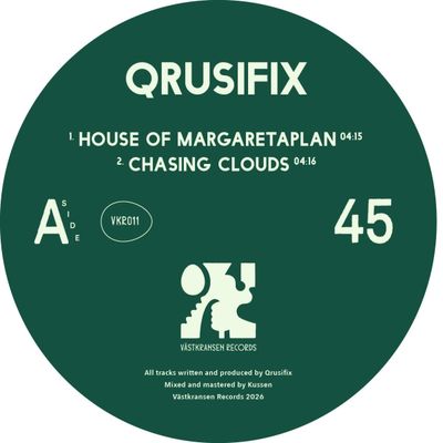 Qrusifix — Chasing Clouds EP vinyl cover