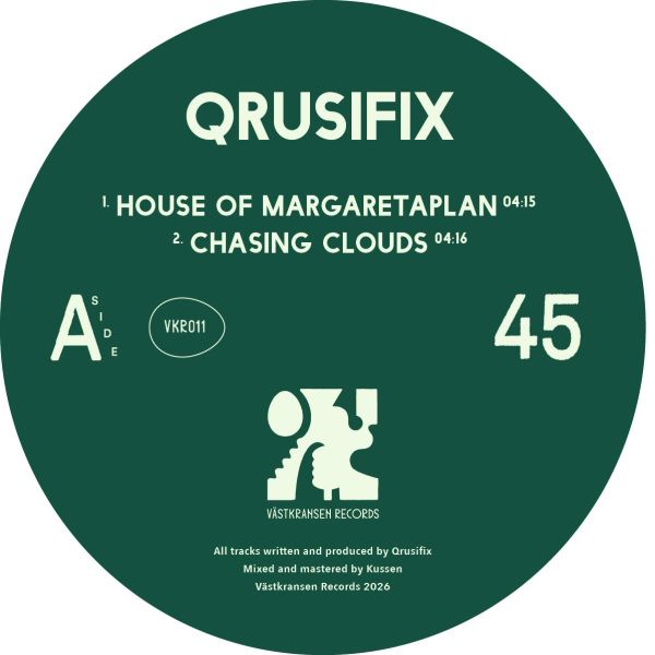 Qrusifix — Chasing Clouds EP vinyl cover