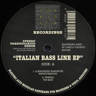Various — Italian Bass Line Ep vinyl cover