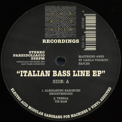 Various — Italian Bass Line Ep vinyl cover