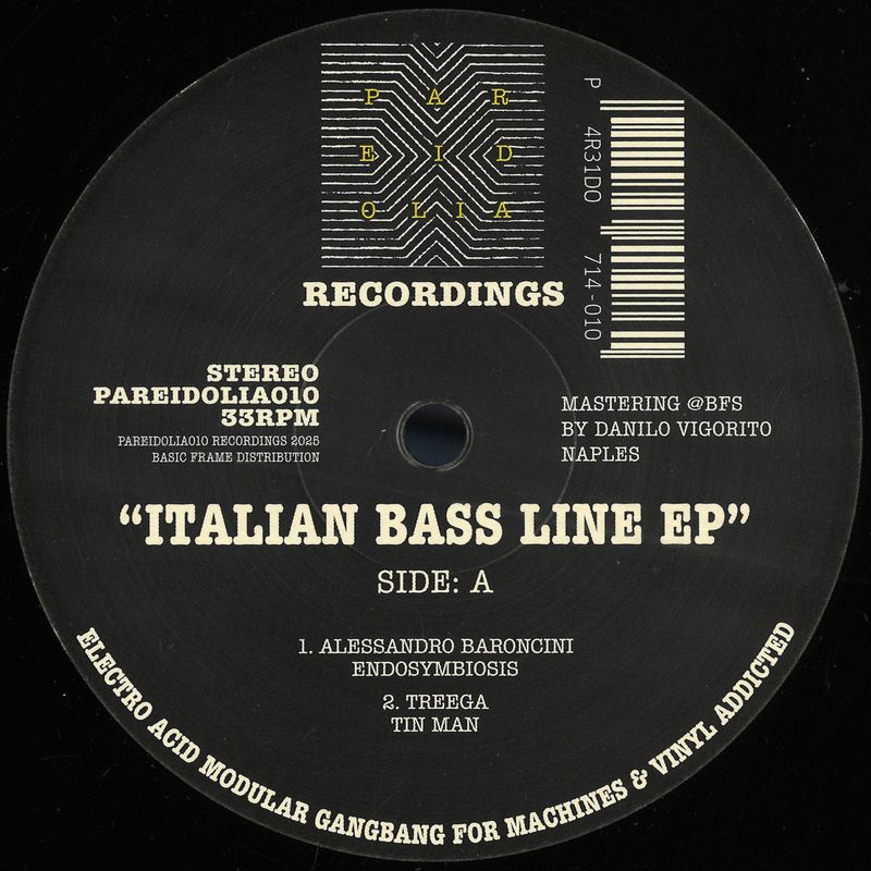 Various — Italian Bass Line Ep vinyl cover