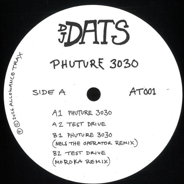 DJ Dats — Phuture 3030 vinyl cover