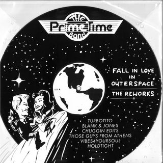 Prime Time Band — Fall In Love In Outer Space / Reworks vinyl cover