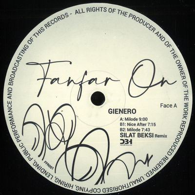 Gienero — Milode EP vinyl cover