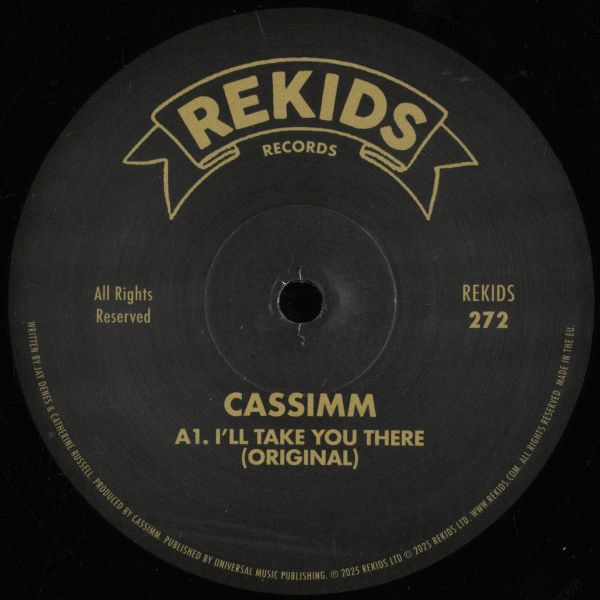 Cassimm — I’ll Take You There vinyl cover