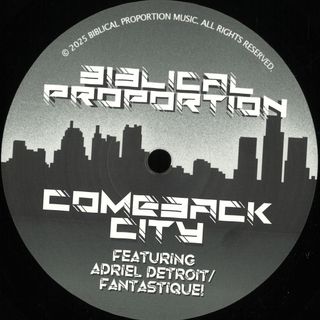 Thomas Barnett, Cloud Young, Suburban Knight, Biblical Proportion — Comeback City LP vinyl cover