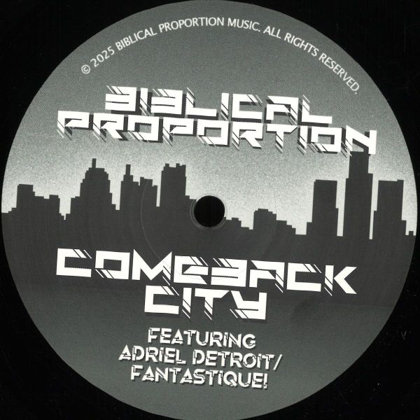 Thomas Barnett, Cloud Young, Suburban Knight, Biblical Proportion — Comeback City LP vinyl cover