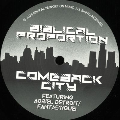Thomas Barnett, Cloud Young, Suburban Knight, Biblical Proportion — Comeback City LP vinyl cover