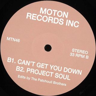 Moton Records Inc — The Patchouli Brothers Edits vinyl cover