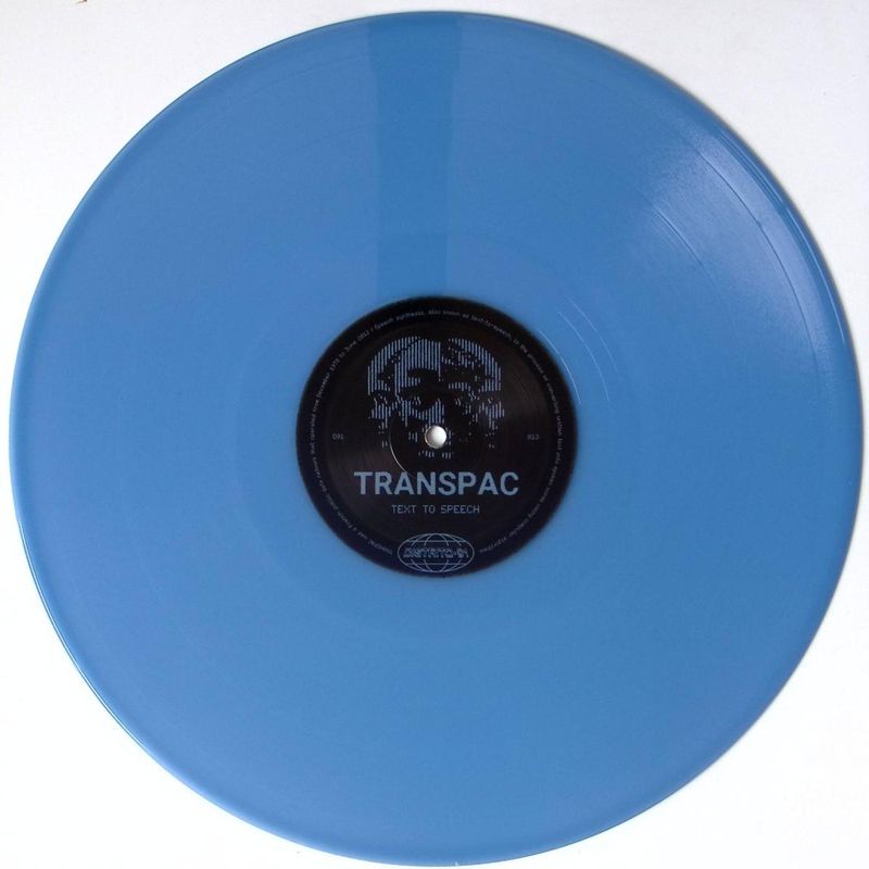 Transpac — Text To Speech LP vinyl cover