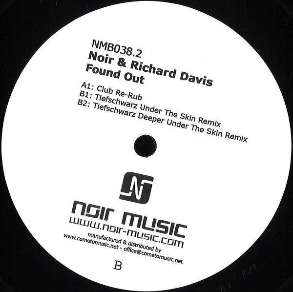 Noir, Richard Davis — Found Out (part 2) vinyl cover