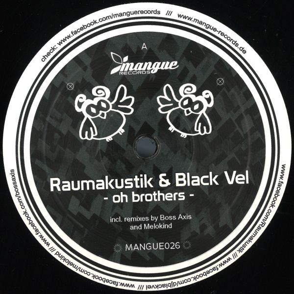 Raumakustik, Black Vel — Oh Brothers vinyl cover