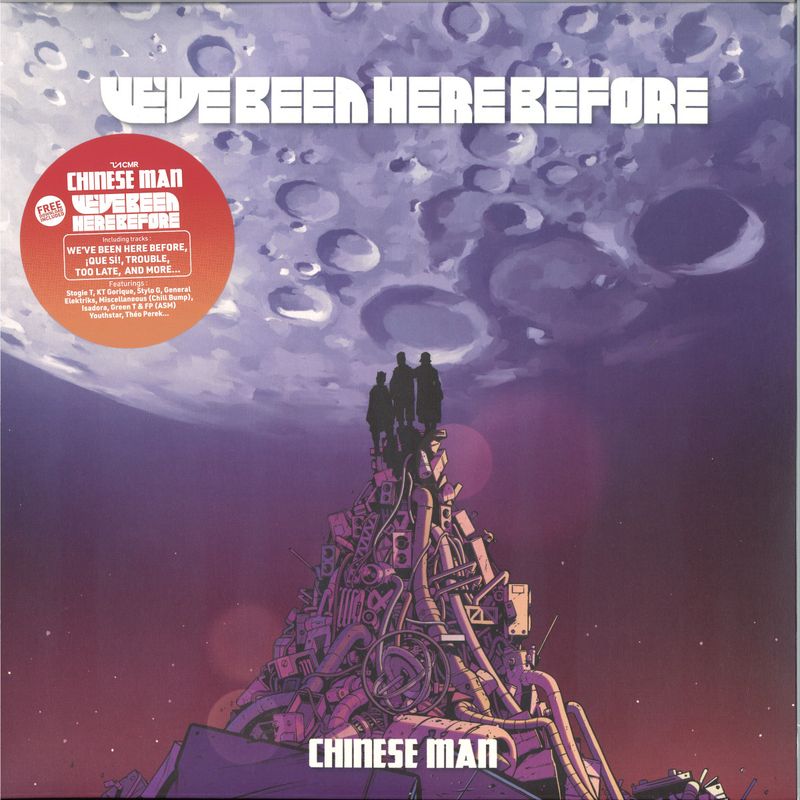 Chinese Man — WE'VE BEEN HERE BEFORE 2x12" vinyl cover