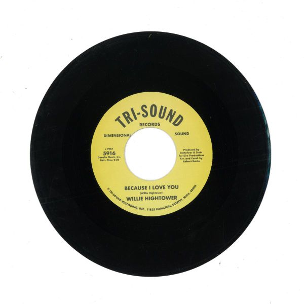 Ed Crook, Willie Hightower — no title (7") vinyl cover