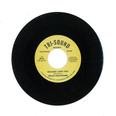 Ed Crook, Willie Hightower — no title (7") vinyl cover