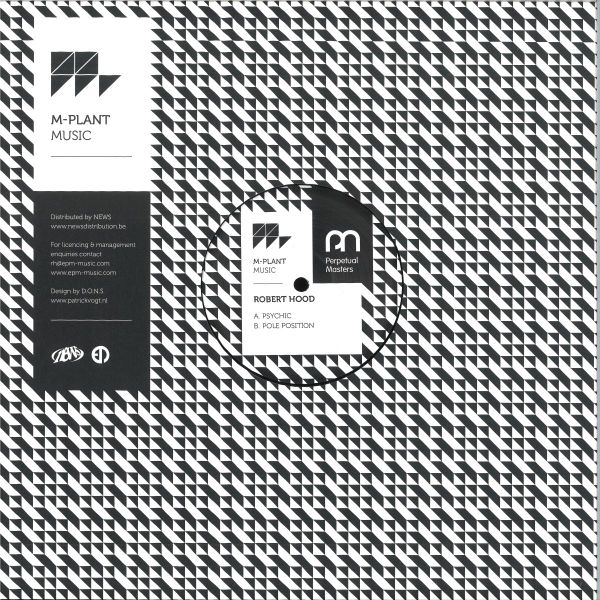 Robert Hood — PSYCHIC / POLE POSITION vinyl cover