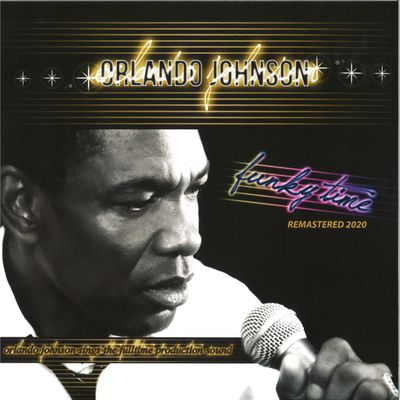 Orlando Johnson — funky time” LP REMASTERED 2020 vinyl cover