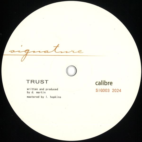 Calibre — Trust / Waiting vinyl cover