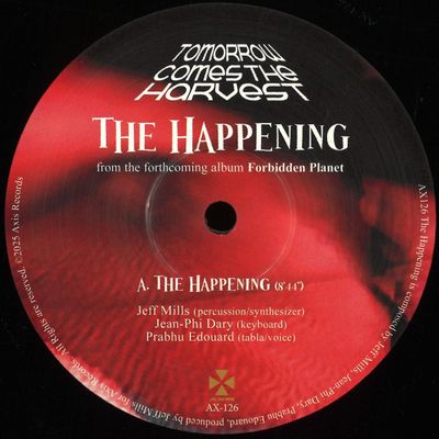 Tomorrow Comes The Harvest — THE HAPPENING vinyl cover