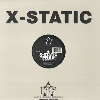 X-Static — Free Remixes EP vinyl cover