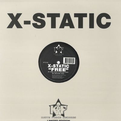X-Static — Free Remixes EP vinyl cover