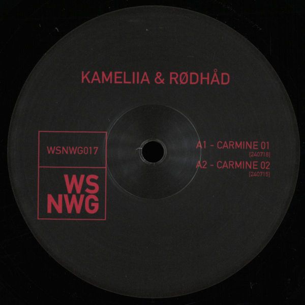 Kameliia, Rødhåd — CARMINE vinyl cover