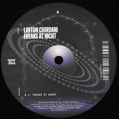 Layton Giordani — Freaks At Night / New Generation (Space 92 Remix) vinyl cover
