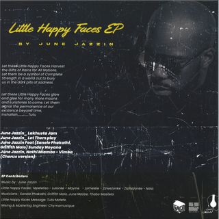 June Jazzin — Little Happy Faces EP vinyl cover