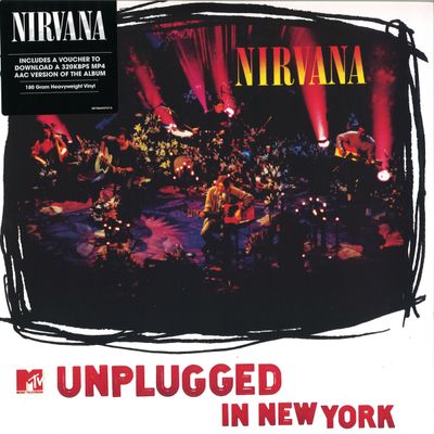 Nirvana — Unplugged In New York LP vinyl cover