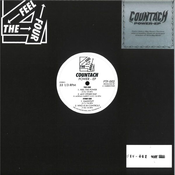 Countach — Power EP vinyl cover