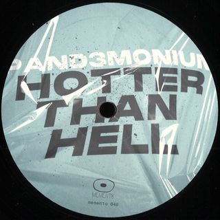 Pand3Monium — Hotter Than Hell vinyl cover
