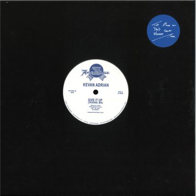 Kevan Adrian — GIVE IT UP vinyl cover