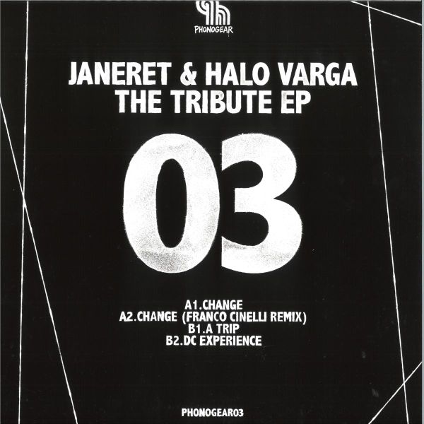 Janeret, Halo Varga — The Tribute EP Incl. Franco Cinelli Remix) vinyl cover