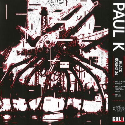 Paul K — Black Round 36: A Journey into Hypnotic Minimalism vinyl cover