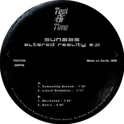 Sunaas — Altered Reality E.P vinyl cover