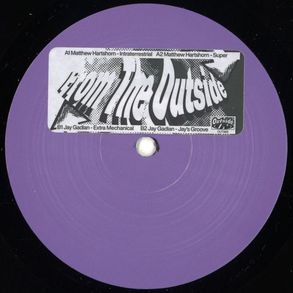 Matthew Hartshorn, Jay Gadi — From The Outside vinyl cover