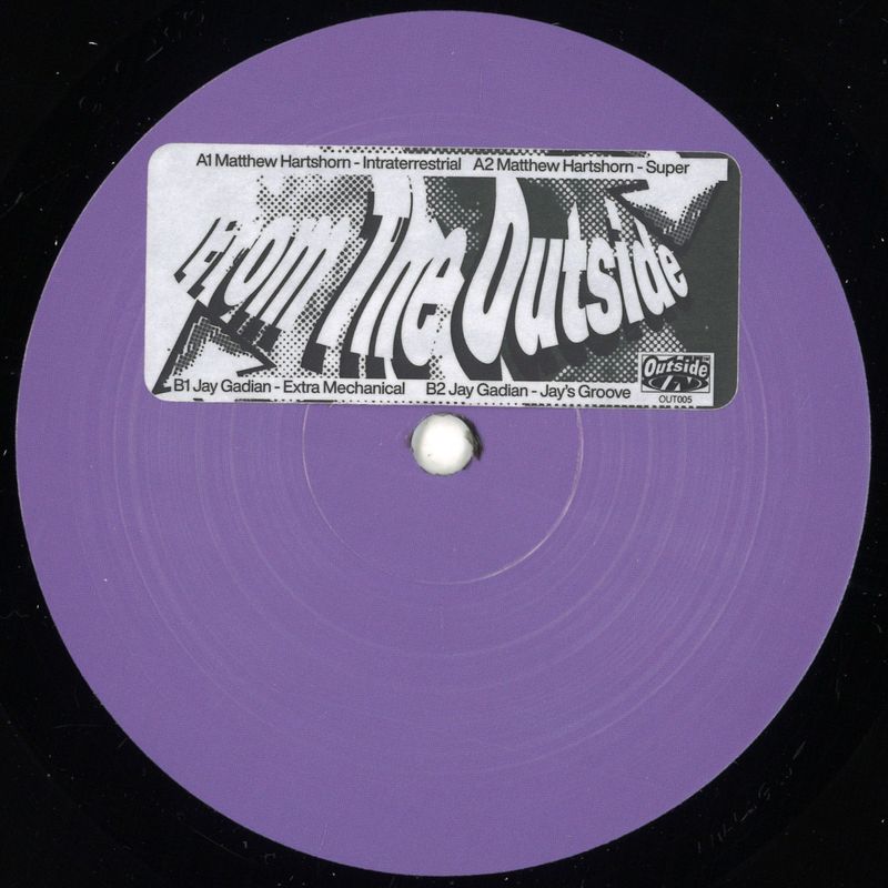 Matthew Hartshorn, Jay Gadi — From The Outside vinyl cover