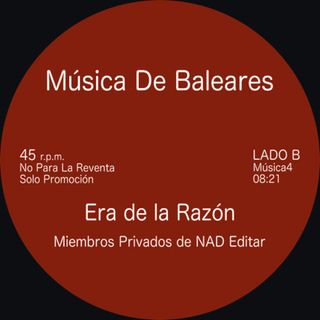Nad — No Me Muevo / Era de la Razón vinyl cover