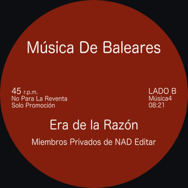 Nad — No Me Muevo / Era de la Razón vinyl cover