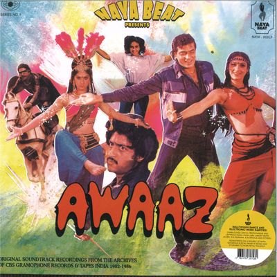 Various — AWAAZ (Original Soundtracks Recordings From The Archives of CBS Gramophone Records & Tapes India 198 vinyl cover