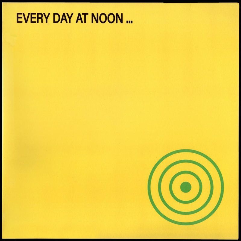 Olaf Nicolai — Every day at noon... (LP 2x12") vinyl cover