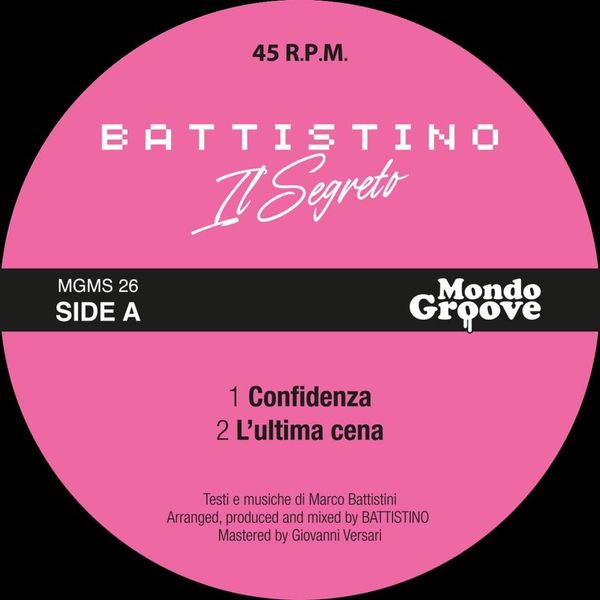 Battistino — IL SEGRETO EP vinyl cover
