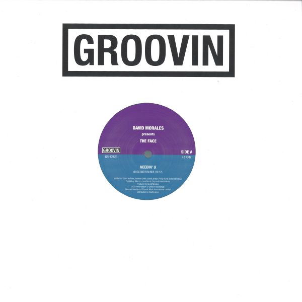 David Morales, The Face — Needin' U vinyl cover
