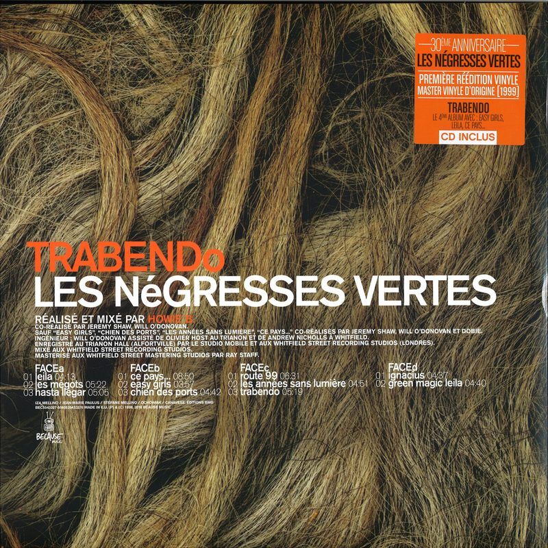 Les Negresses Vertes — Trabendo vinyl cover